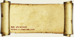 Mina Makregić vizit kartica